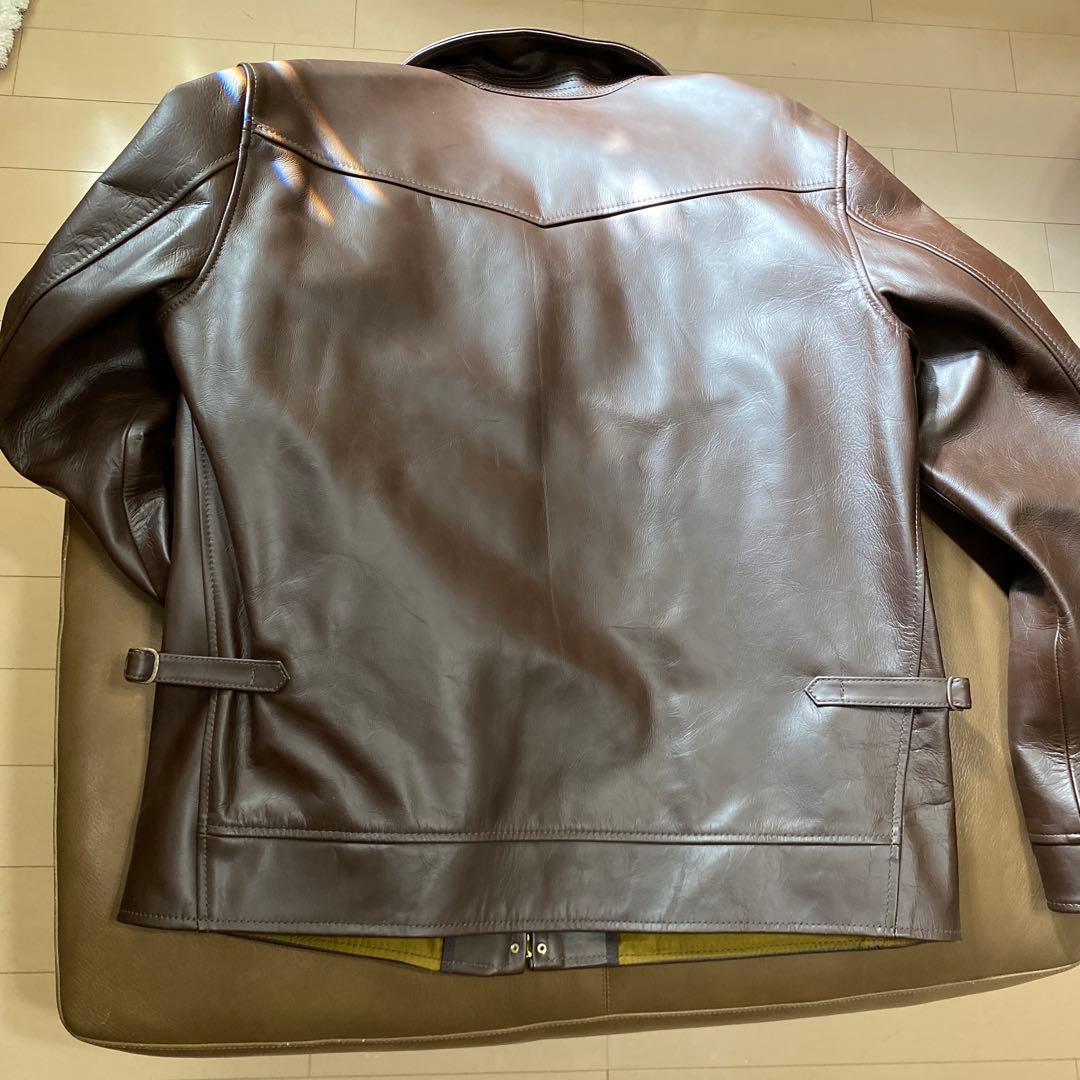 ORGUEIL Cossack Jacket ブラウン（ホースハイド）