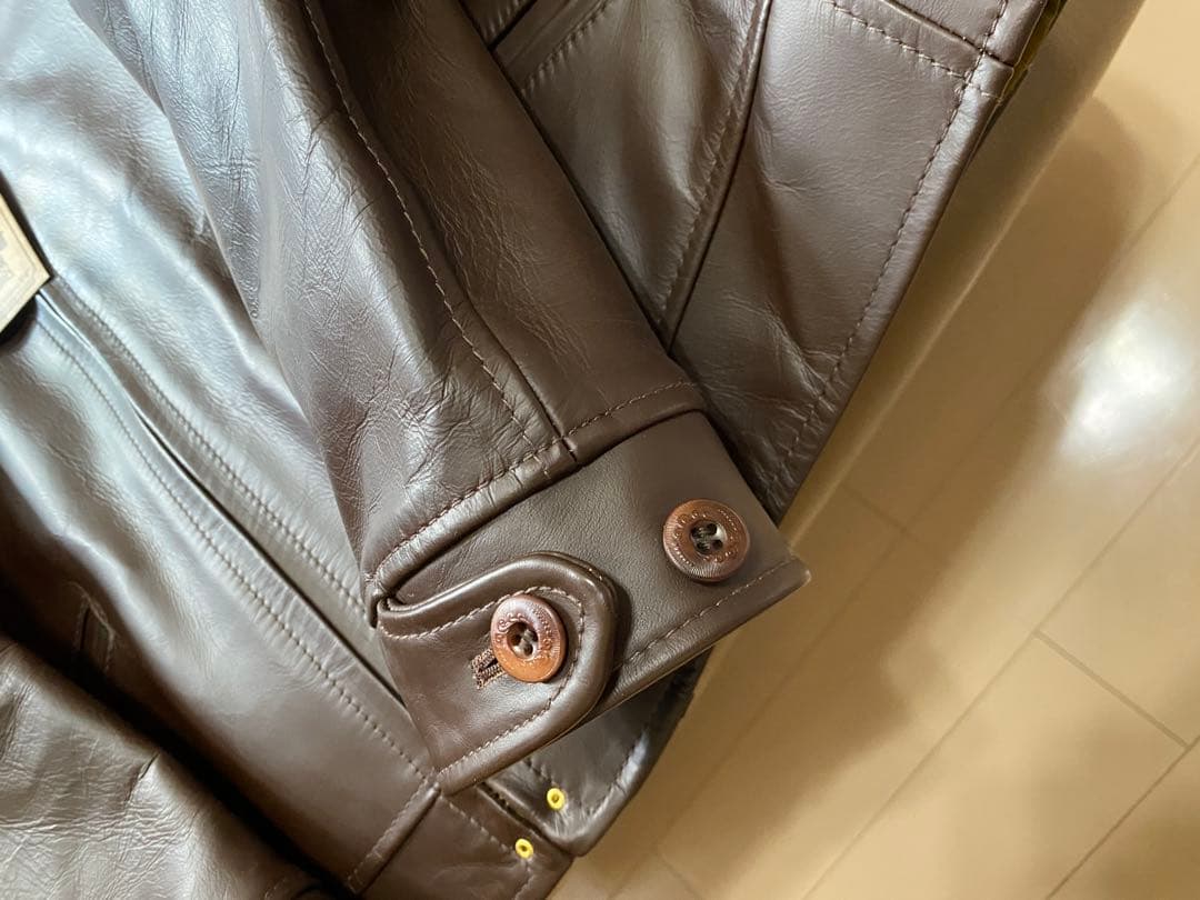 ORGUEIL Cossack Jacket ブラウン（ホースハイド）