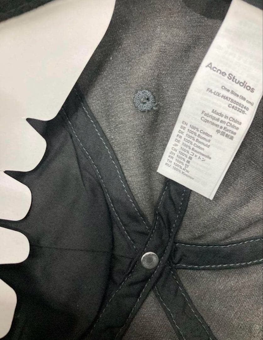 M*l様 Acnestudios（アクネステュディオズ） キャップ