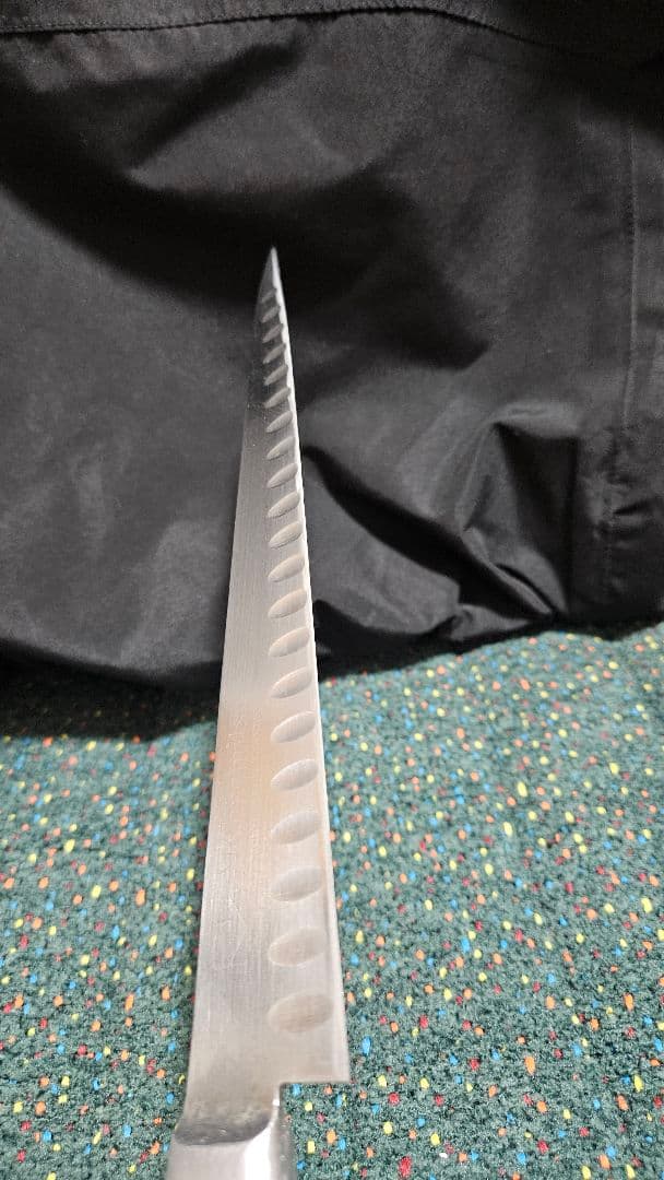 中古Karamit 約23cm波刃包丁、グレステン約27cm波刃包丁セット