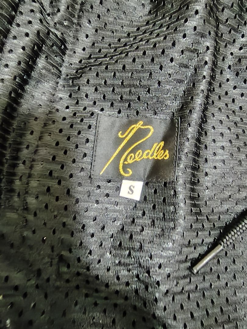 ニードルズ トラックパンツ ナロー S 黒 ブラック