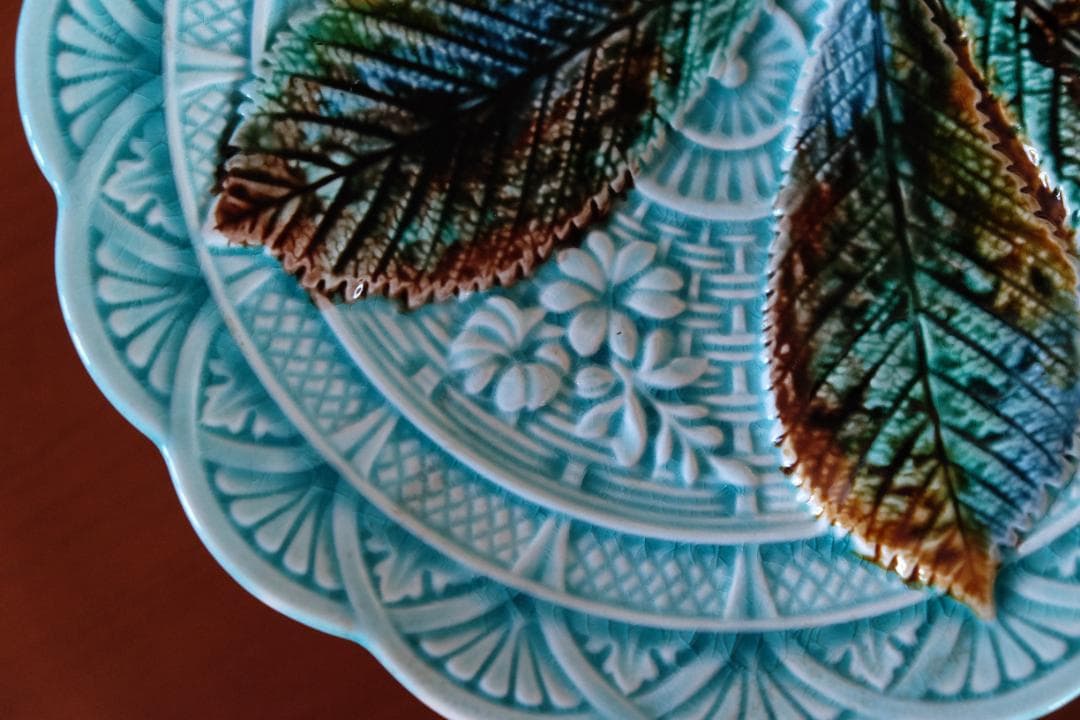 アンティーク ロールストランド プレート お皿 検/フランス ブルーフルーテッド