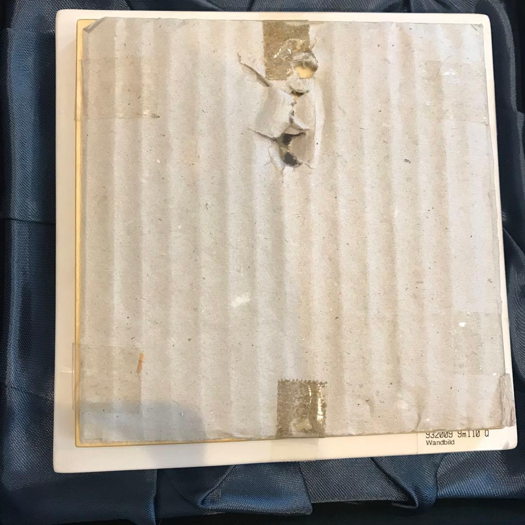 【未使用美品】マイセン 卓上の花束　H・ブレチュナイダー　陶板画