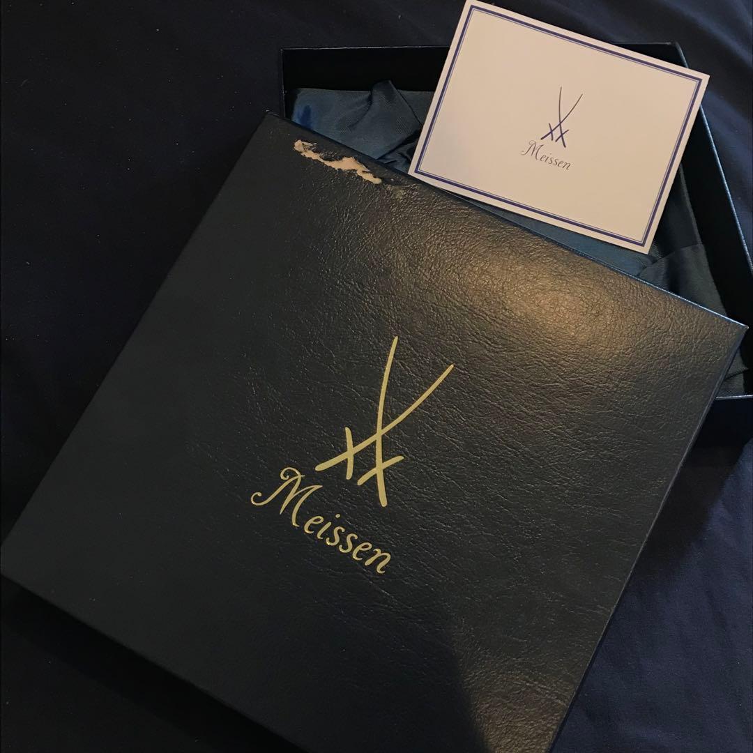 【未使用美品】マイセン 卓上の花束　H・ブレチュナイダー　陶板画