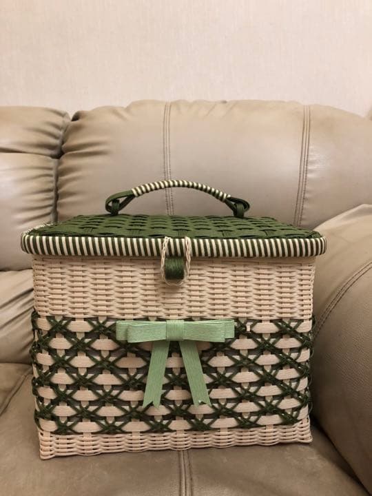 しろ様　オーダーソーイングボックス完成品