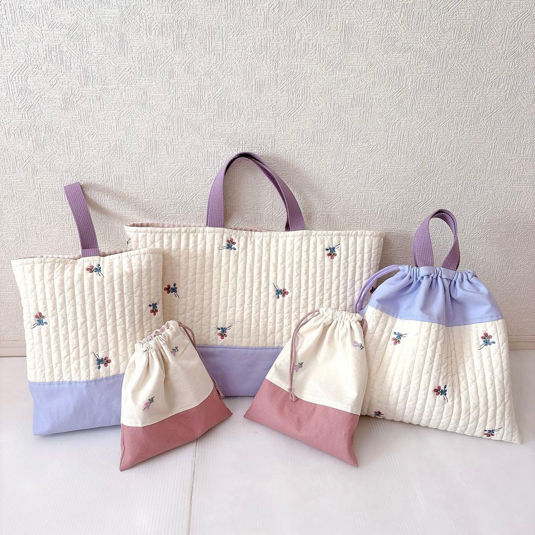 レッスンバッグ 上履き入れ　体操服袋　道具袋　給食袋