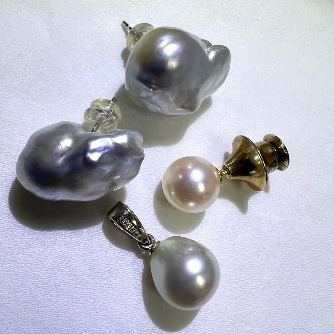 K18・WGK14刻印　ネックレストップ　タイピン　9.2g 東K8-0112①