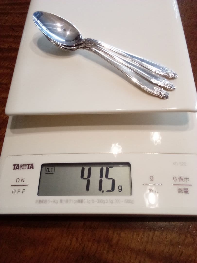 アメリカ シルバーティースプーン ３本組