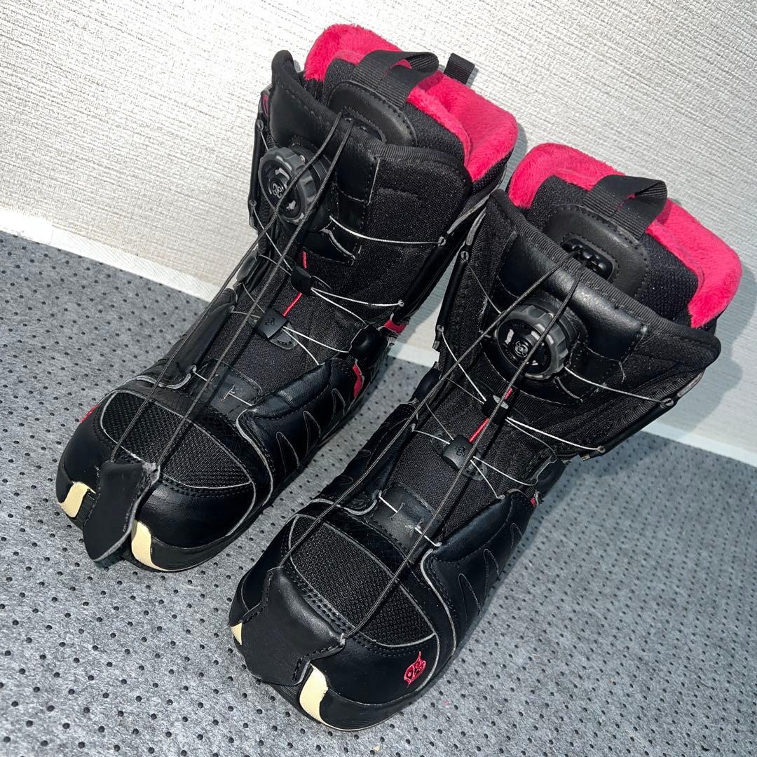 7-8回着用レディース23cm SALOMON PEARL BOAブーツ