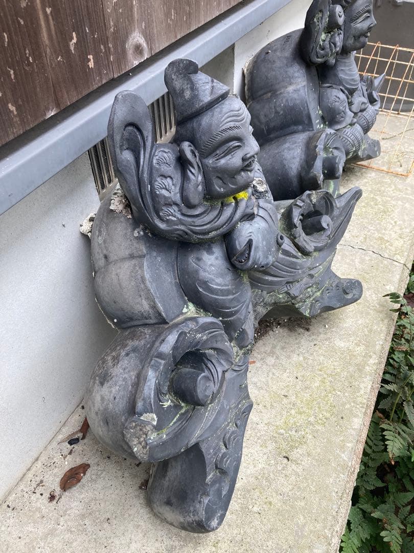 鬼瓦　恵比寿様　大黒様　2点セット送料込み