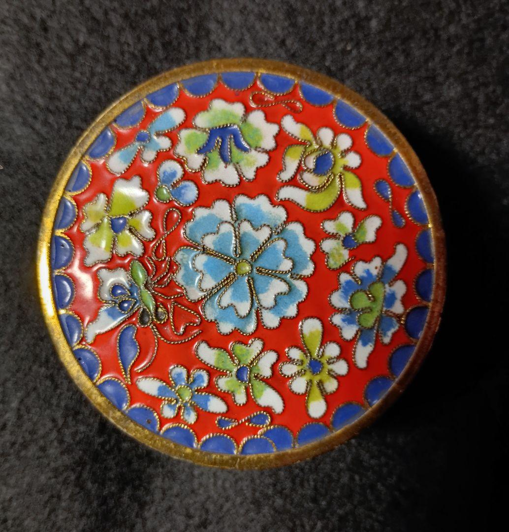 やま　七宝焼小物入れ5点