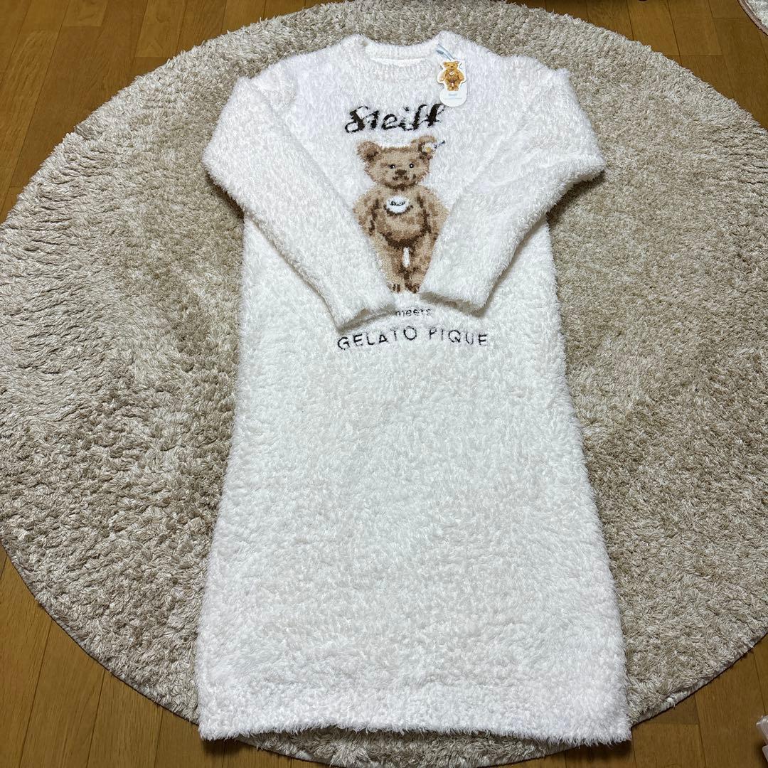 ジェラートピケ Steiff Jamesジャガードワンピース