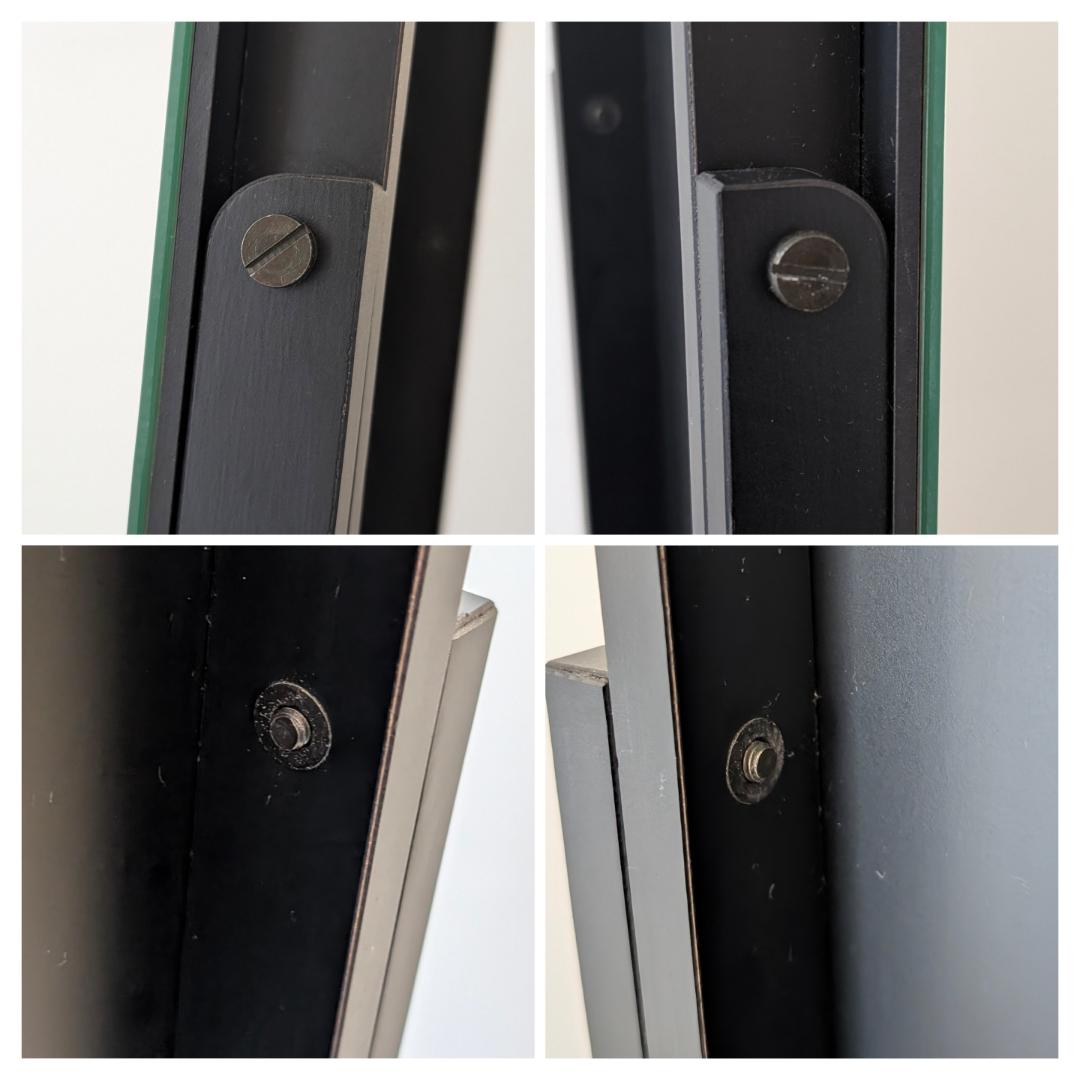 希少 非売品 80s ヴィンテージ スタンドミラー スペースエイジ ポストモダン