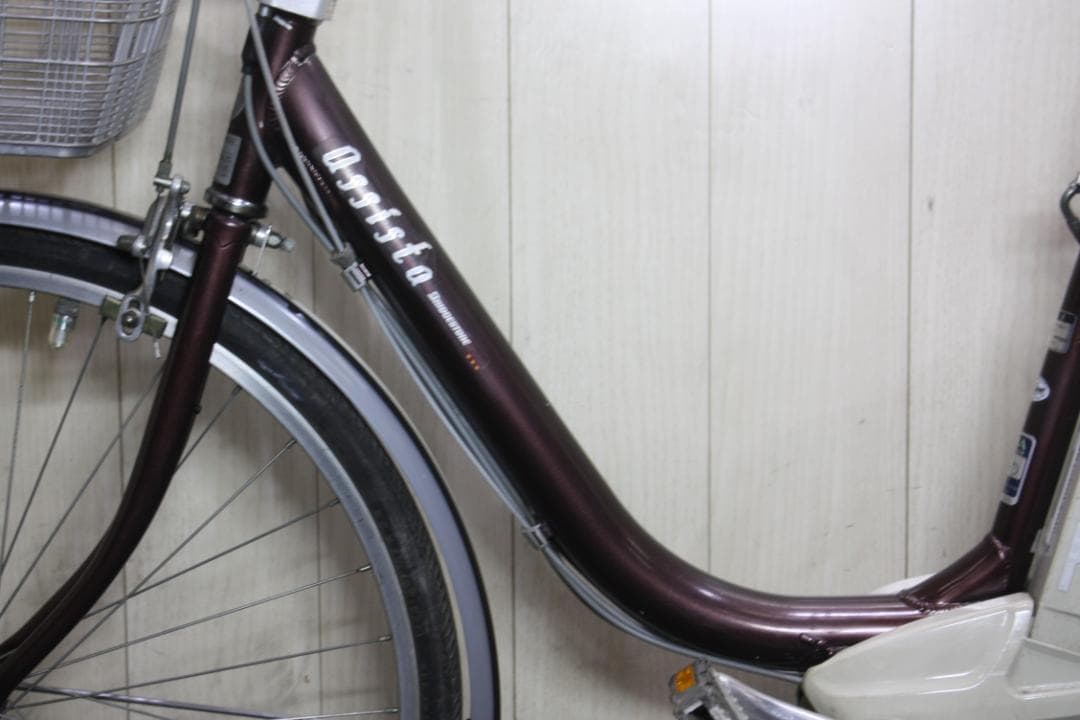 ブリヂストンA22アシスト 大容量リチウムイオン8.1AH 26インチ 3段 茶