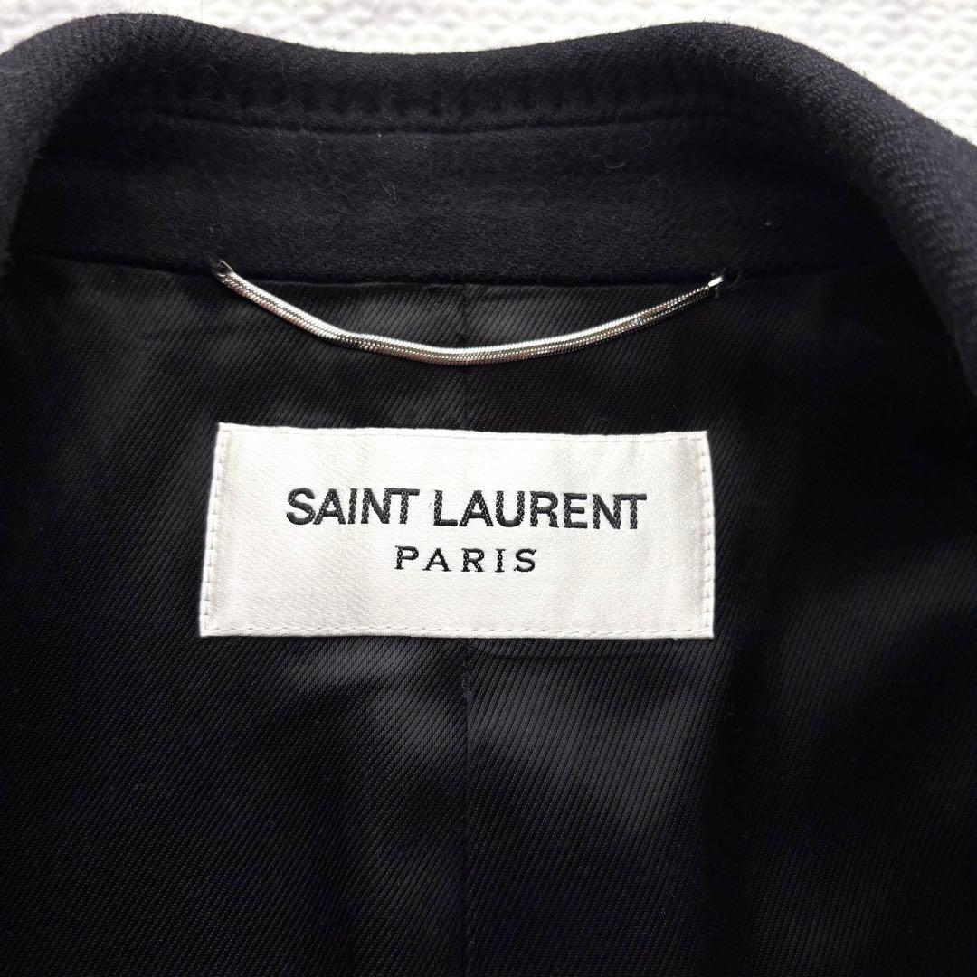 ほぼ未使用✨SAINT LAURENT キャメル100% チェスターコート 52