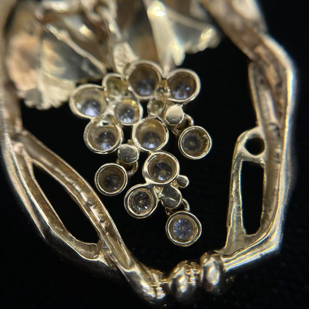 【QUEEN】K18/750 ダイヤモンド ペンダント