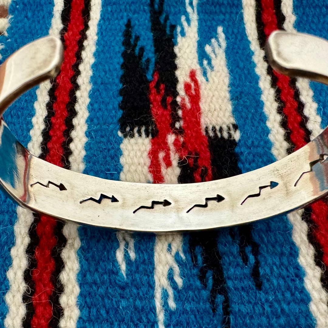 インディアンジュエリー　ホピ族　ヴァーン・マンスフィールド　バングル