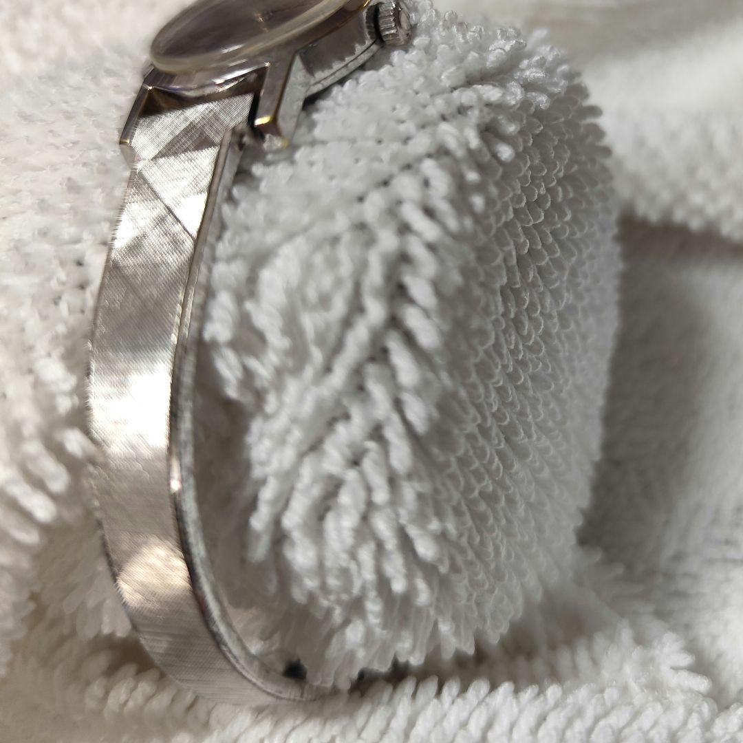 オメガ シルバー アナログ 手巻き時計