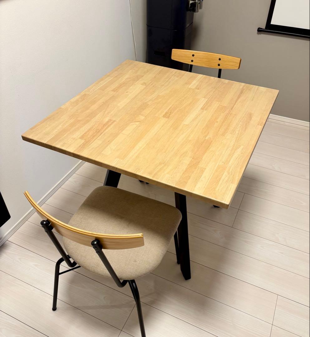 Kanademono カフェテーブル 80×80 the series