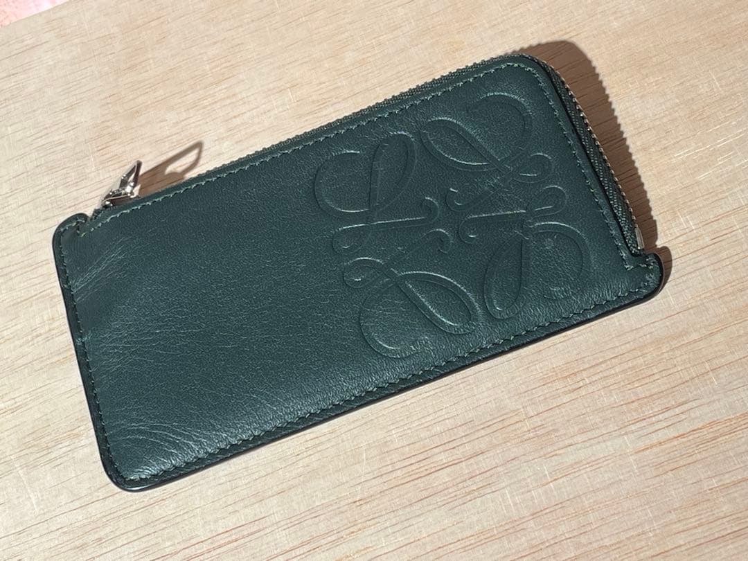 美品　ロエベ　キーリング付ケース　アナグラム　財布　LOEWE