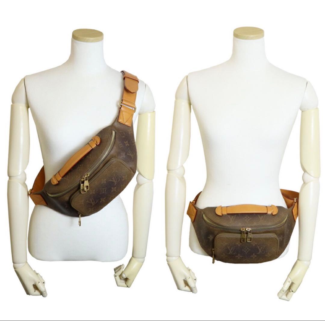 ⭐️超美品⭐️ルイヴィトン バムバッグ 斜め掛け モノグラム ※1ヶ所穴開け加工済み