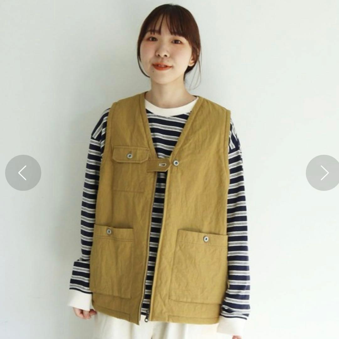 par ici コットンナイロンウェザーEDODAKI オーバーベスト