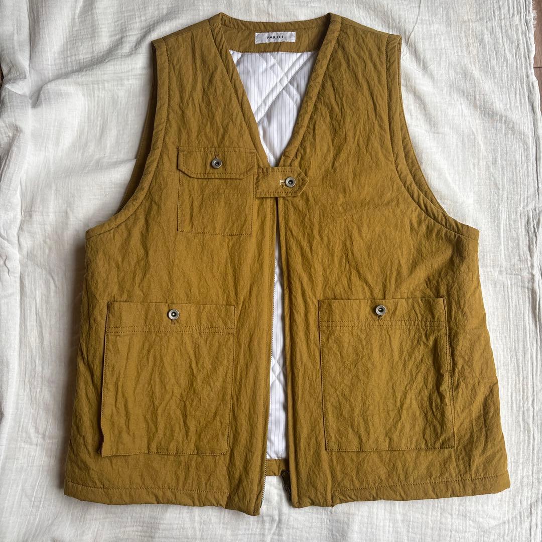 par ici コットンナイロンウェザーEDODAKI オーバーベスト