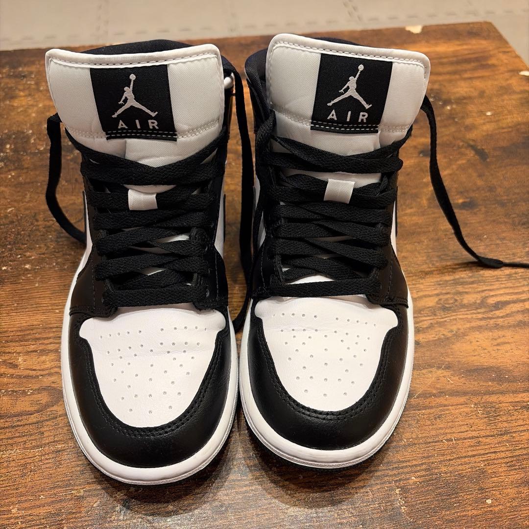 ら*ぁ様 【美品】Air Jordan ハイカットスニーカー ホワイト/ブラック