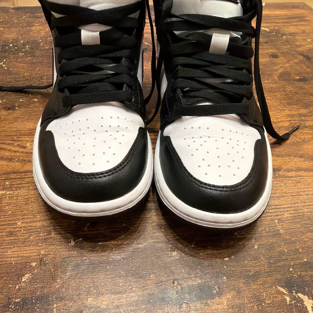 ら*ぁ様 【美品】Air Jordan ハイカットスニーカー ホワイト/ブラック