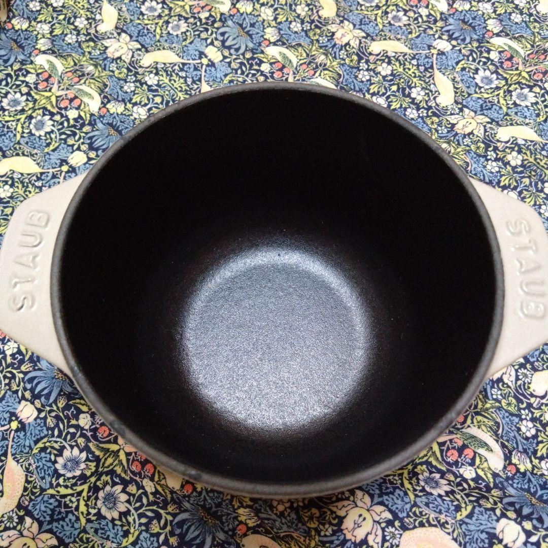 STAUB ココットdeGoHAN-S ココハン12 リネン　ブラスネジ