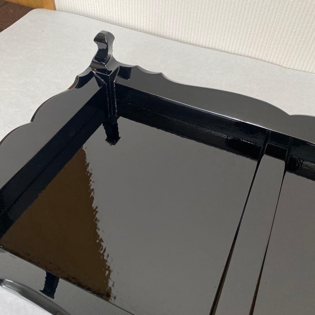 木製貝模様台　未使用