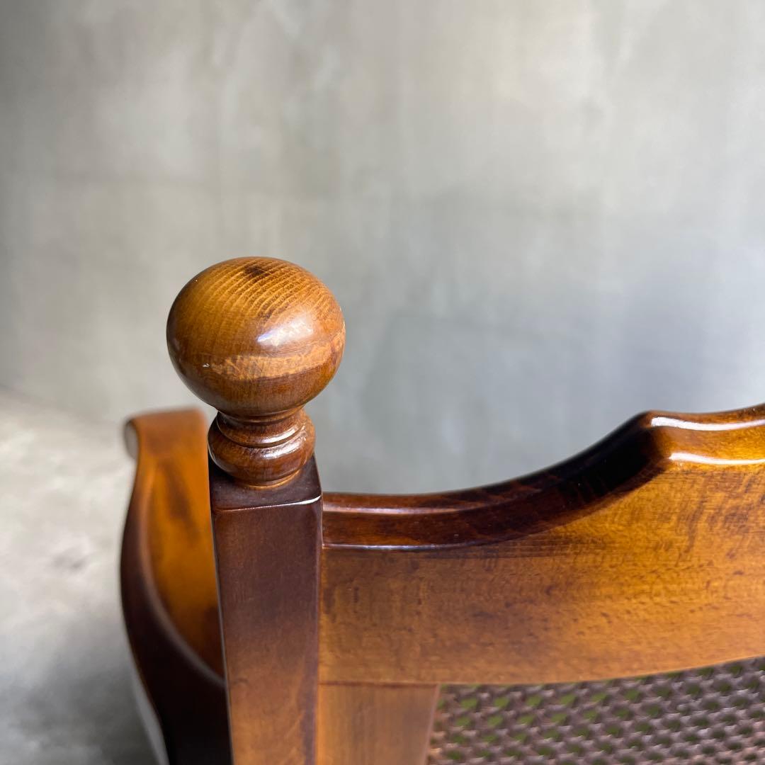 karimoku カリモク　コロニアル モケットグリーン アームチェア