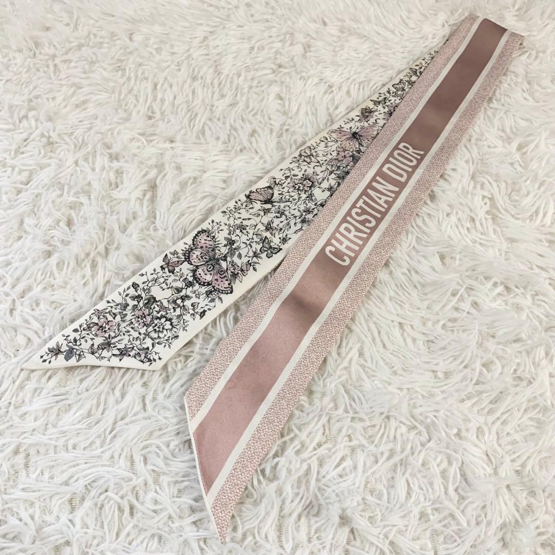 Christian Dior　クリスチャンディオール　ミッツァ　リボンスカーフ
