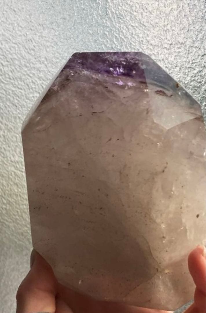 アメジスト 多面体クリスタル 約15cm