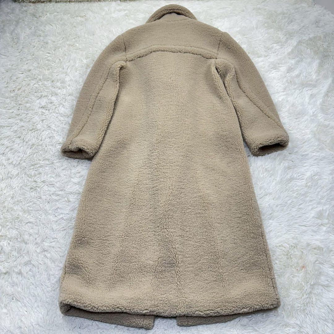 極美品✨ ZARA テディベアコート エクストラ ベージュ ボアコート マキシ丈
