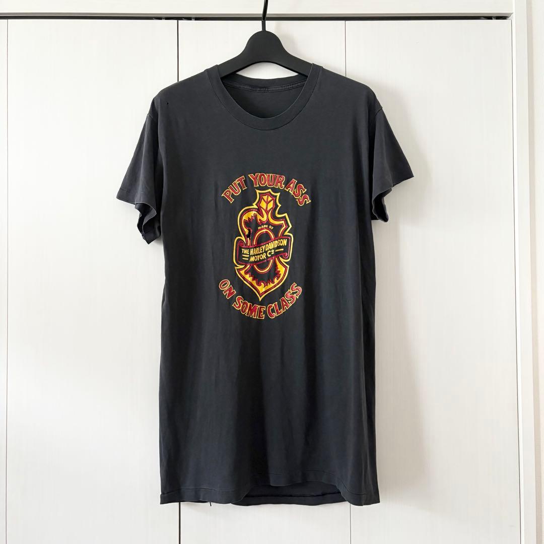 70s 80s レア harley davidson ハーレー Tシャツ　古着
