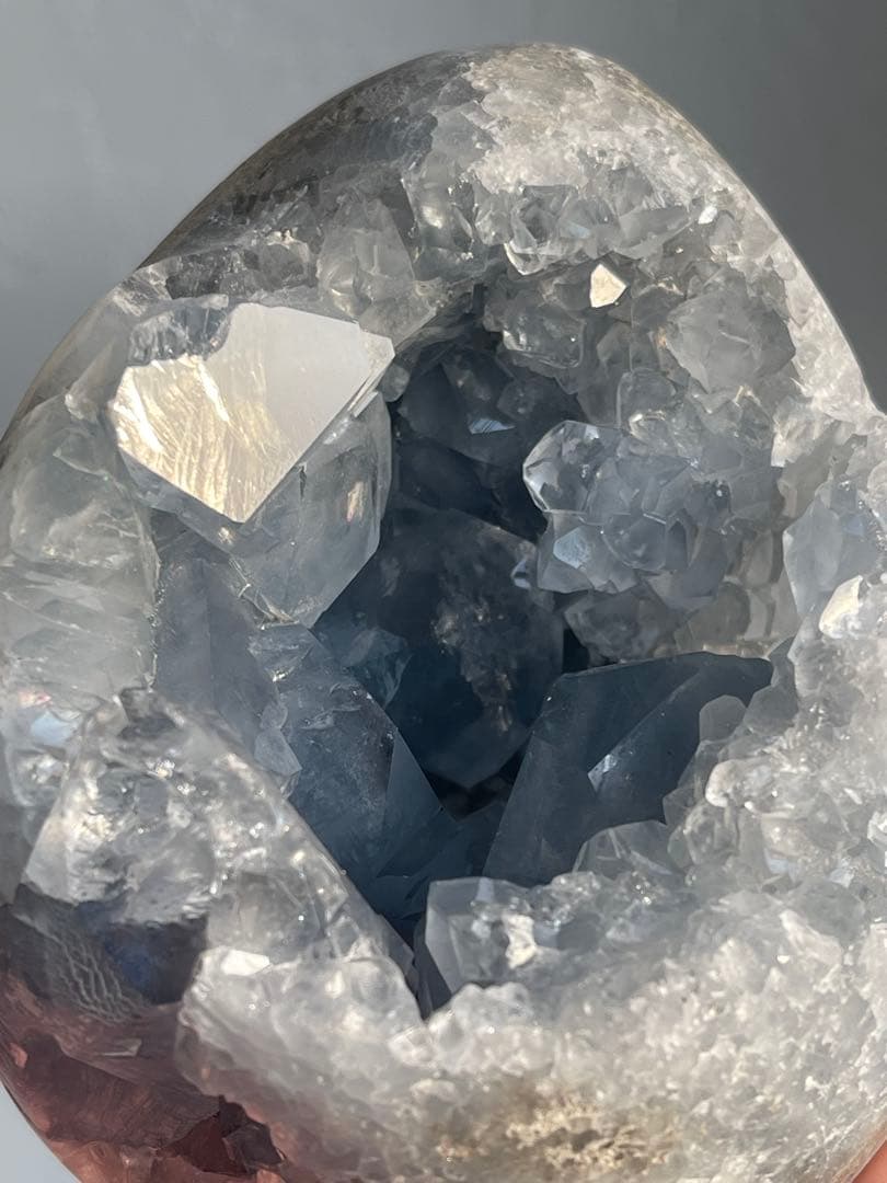 大粒結晶✨たまご型 セレスタイト♡天青石