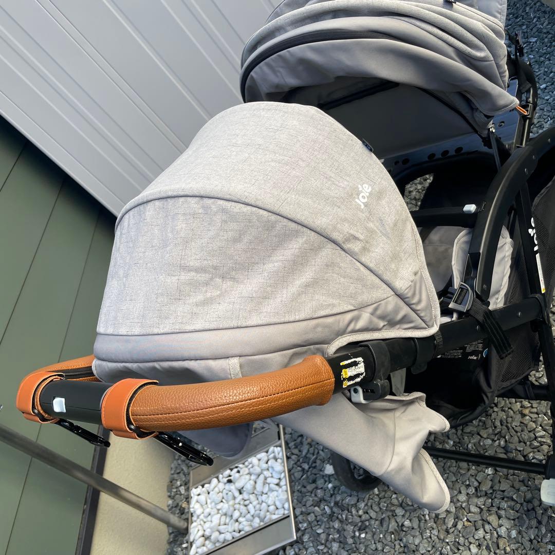 KATOJI Joieエヴァライトデュオ　グレーフランネル　ベビーカー 2人用