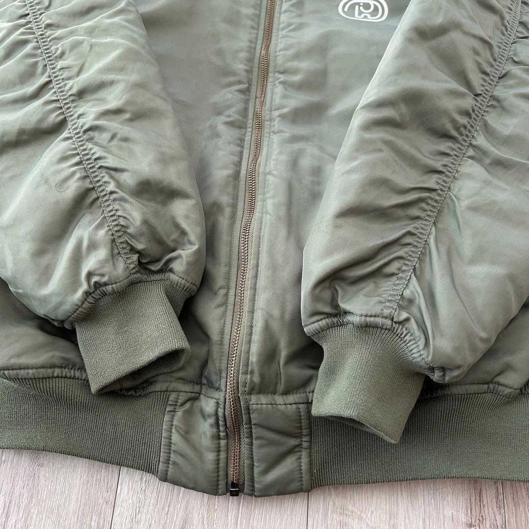 ドムドムハンバーガー MA1 フライトジャケット ミリタリージャケットFオリーブ