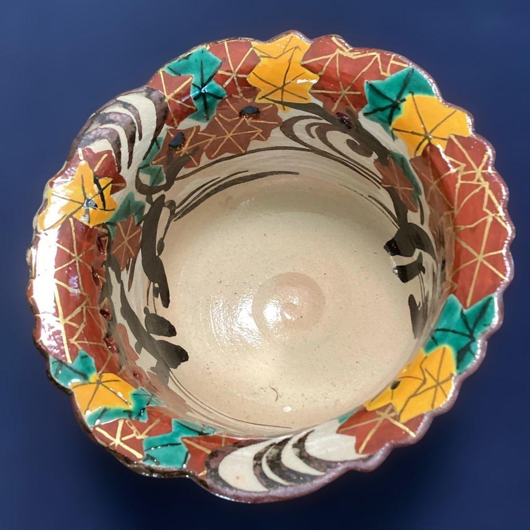 京焼乾山写紅葉向付　2客　　新品未使用