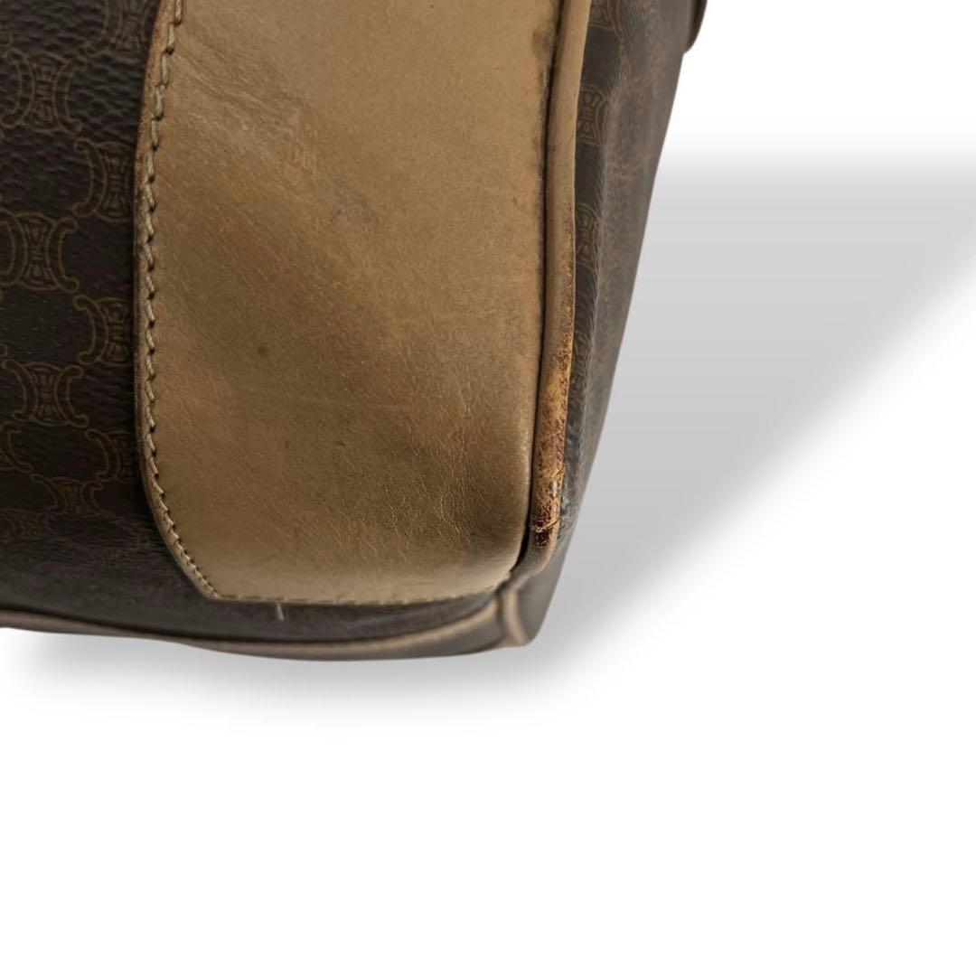 当時物　オールド　セリーヌ　ボストンバッグ　マカダム柄　トリオンフ　旅行　y2k