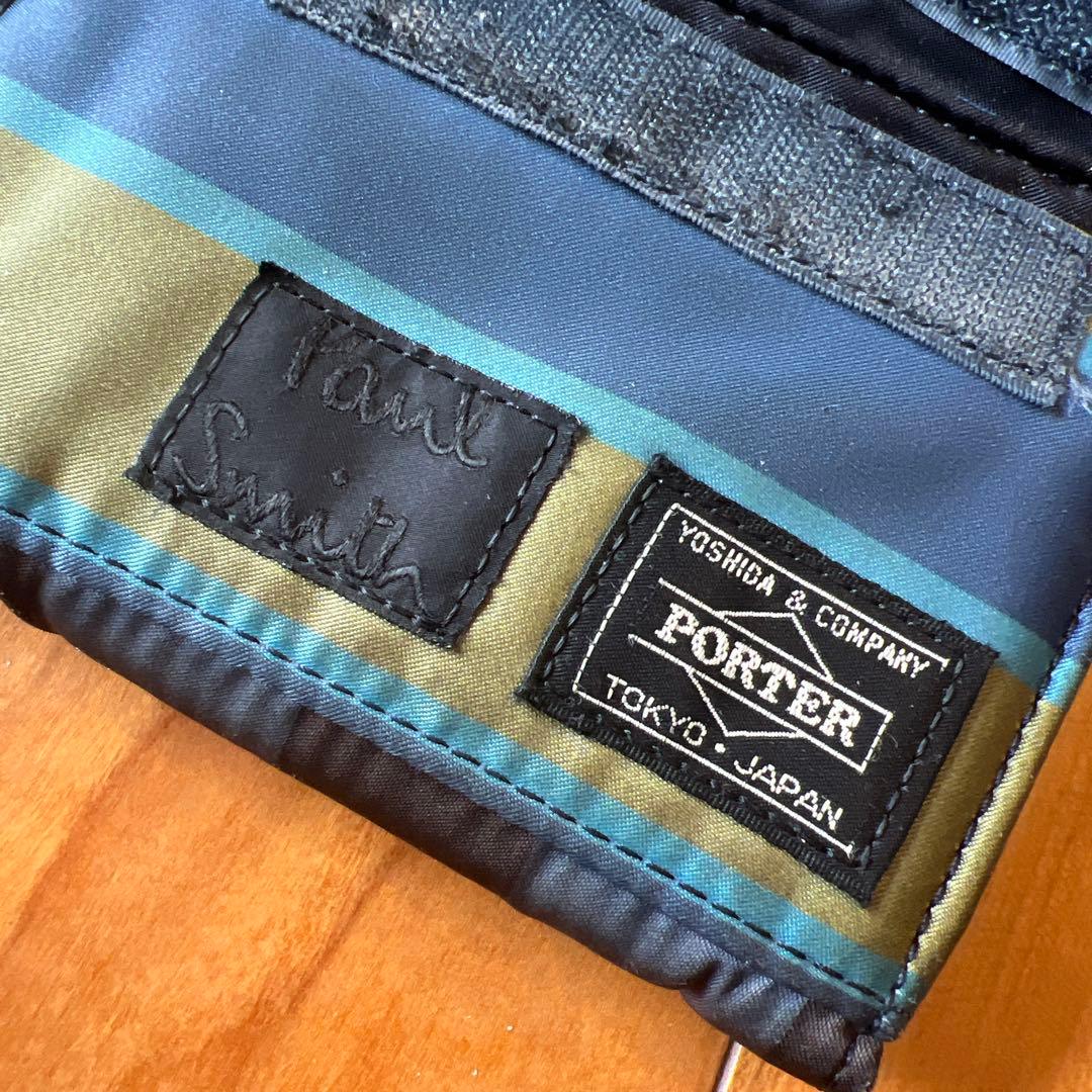 【入手困難品】《即完売品》PORTER×ポールスミス 折り財布