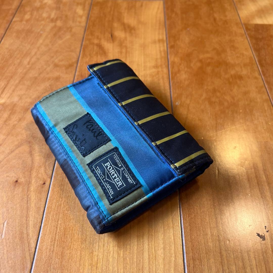 【入手困難品】《即完売品》PORTER×ポールスミス 折り財布