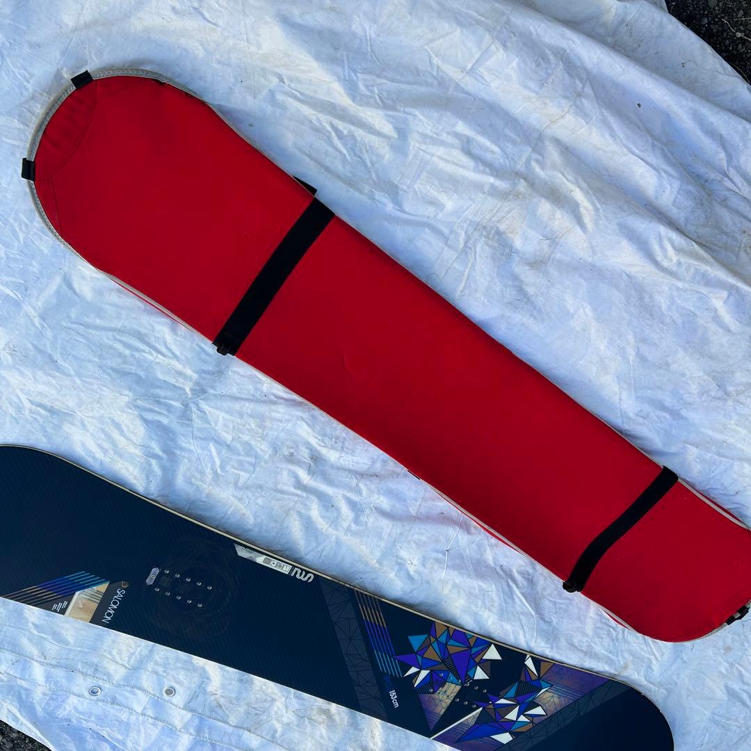 Salomon スノーボード サイト　SPCL2 幾何学模様 ケース付き