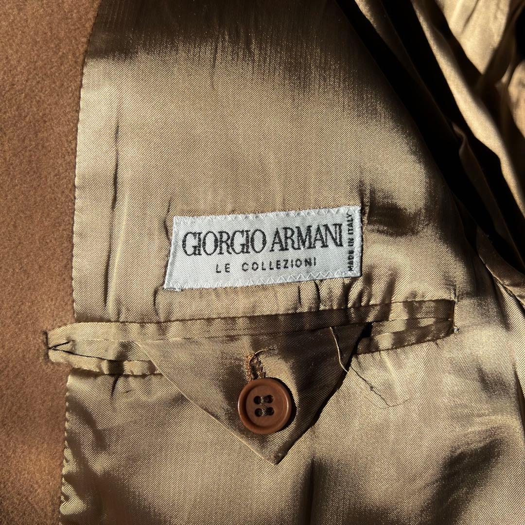 90s Giorgio Armani コート ロング カシミヤ キャメル
