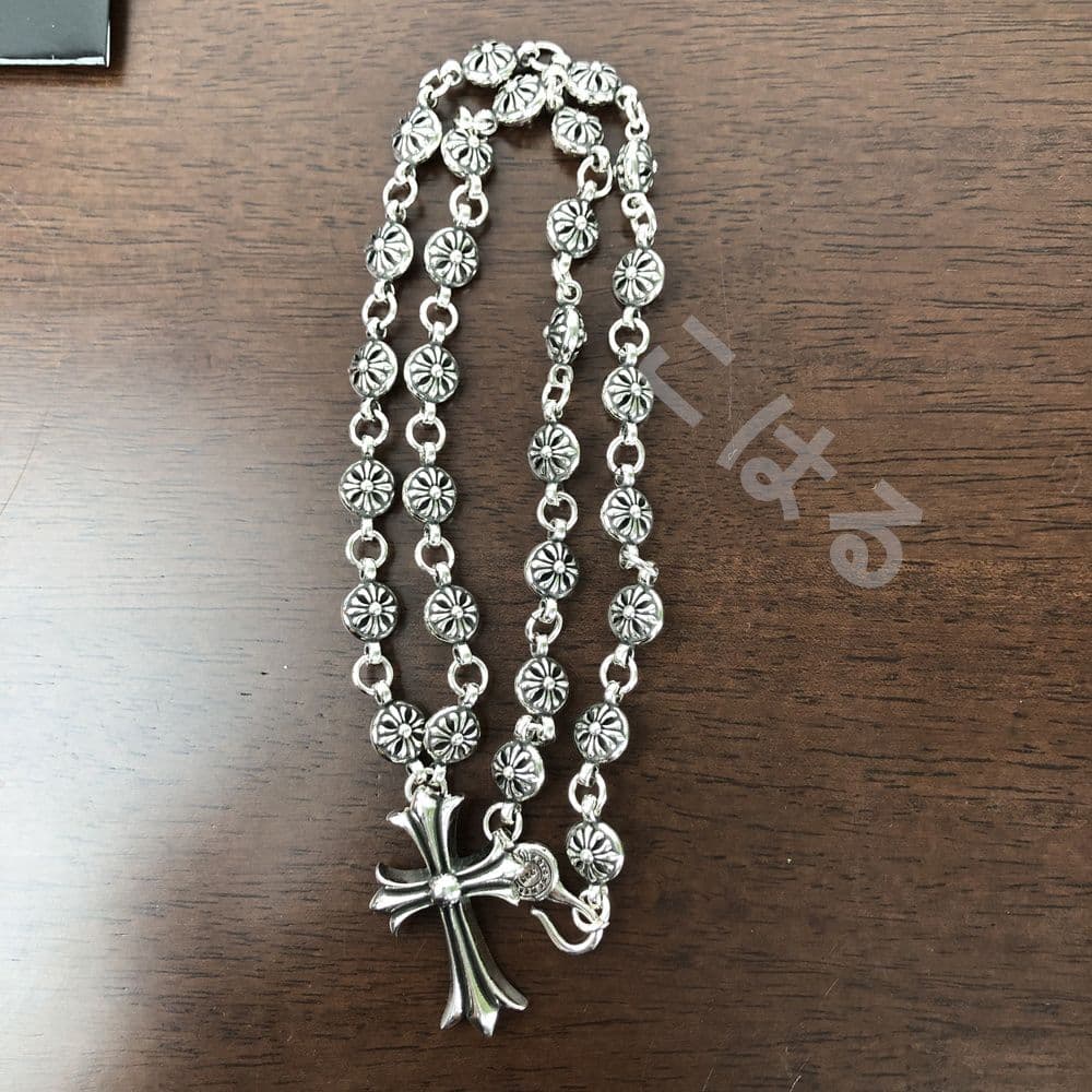 クロムハーツ　クロスボールチェーン スモールCHクロス ネックレス