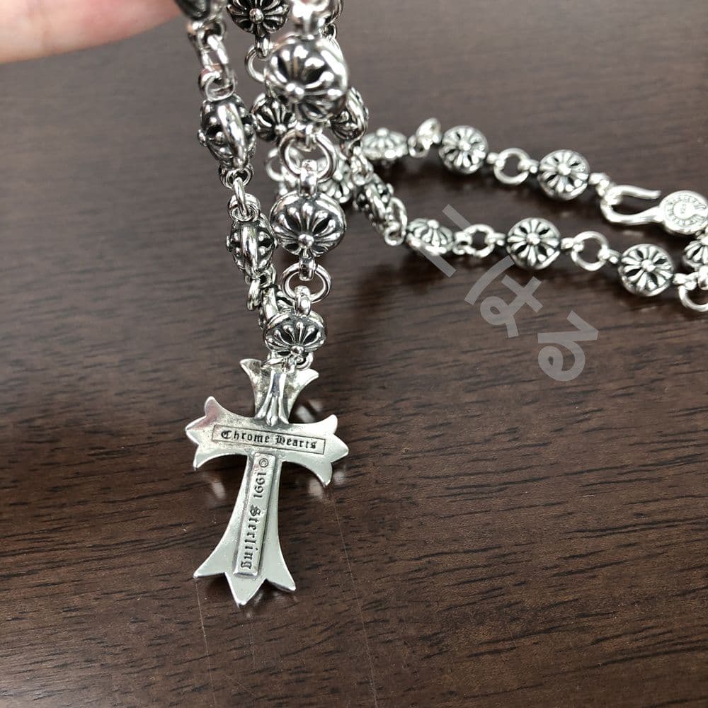 クロムハーツ　クロスボールチェーン スモールCHクロス ネックレス