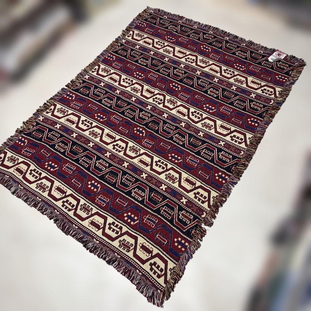 デッドストック　ネイティブ　マルチカバー　ソファカバー　ラグ　178x127