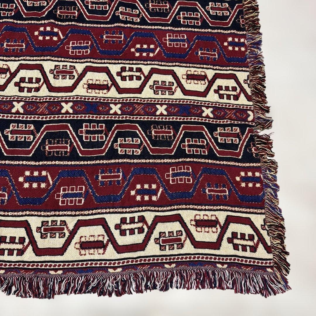 デッドストック　ネイティブ　マルチカバー　ソファカバー　ラグ　178x127