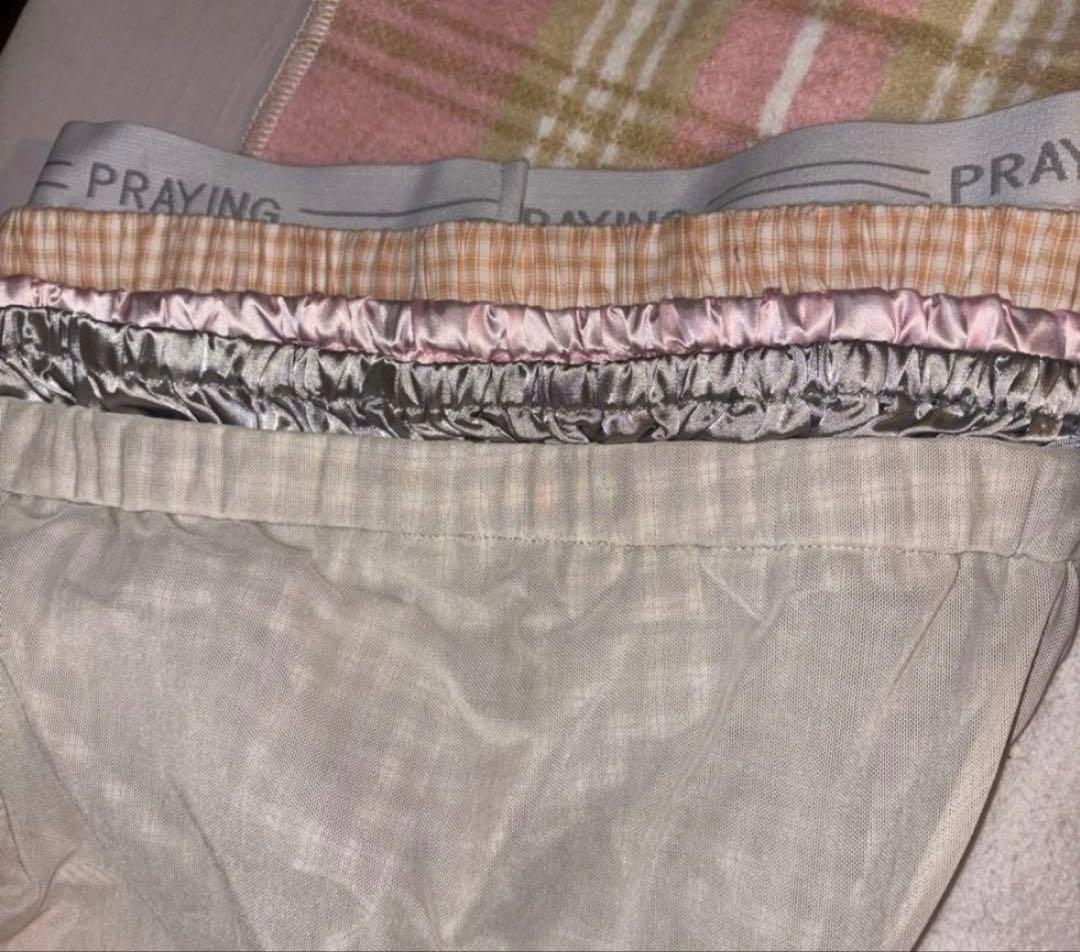 スカート PRAYING Boxer Sheer Skirt